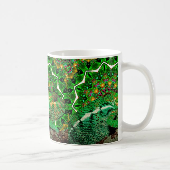 De Café Taza camuflada del camaleón (Derecha)