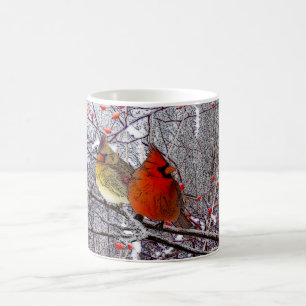 De Café Taza cardinal del navidad