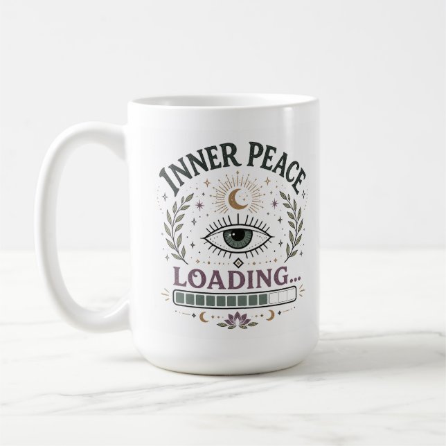 De Café Taza Cargando Paz Interior… (Izquierda)