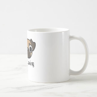 De Café Taza cariñosa del barro amasado