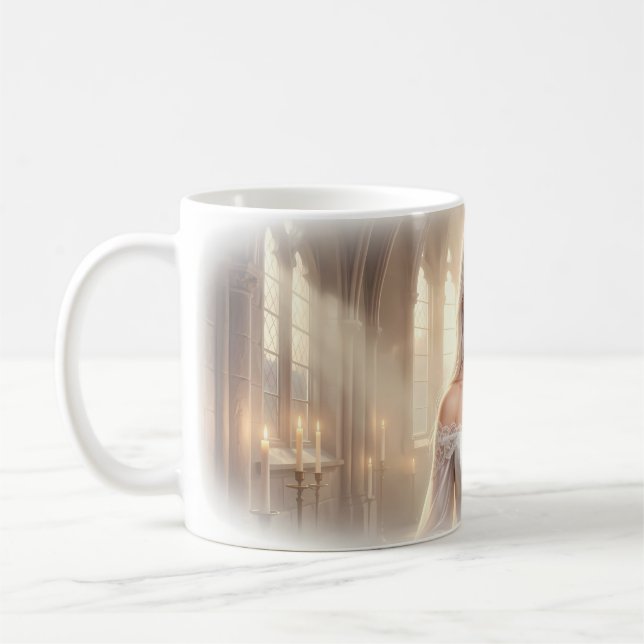 De Café Taza Cathedral Light y Ivory Grace Dream Bride (Izquierda)