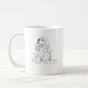 De Café Taza Cavalier King Charles Spaniel, Tinta Minimali