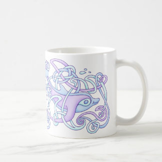 De Café Taza céltica del delfín