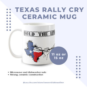 De Café Taza Cerámica Texas Rally Cry