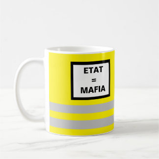 De Café Taza Chaleco Amarillo Estado = Mafia