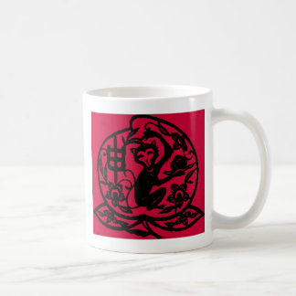 De Café Taza china del mono