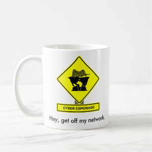 De Café Taza cibernética del espionaje