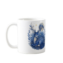 Taza Ciervo Azul Místico.