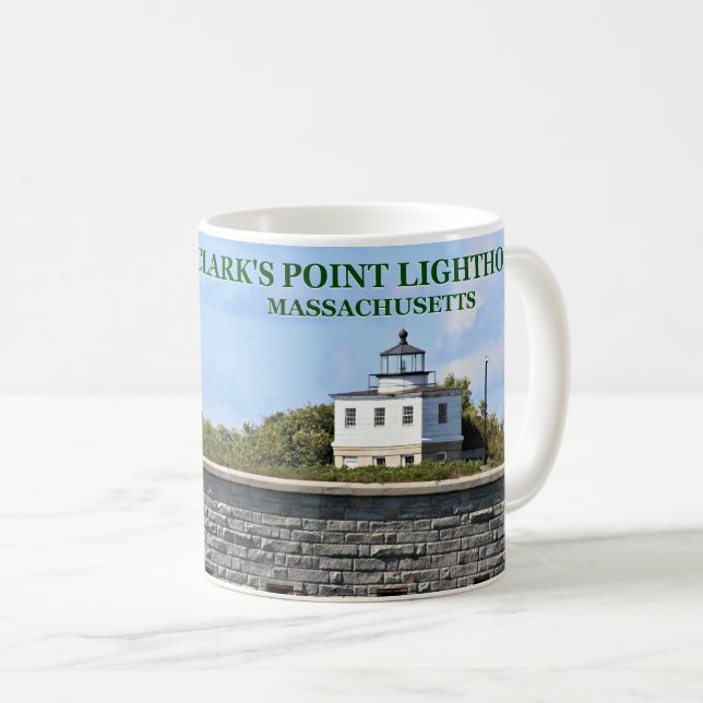 De Café Taza Clark's Point Lighthouse, Massachusetts (Anverso derecho)