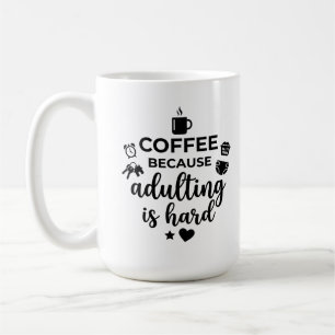 De Café Taza Clásica 15 oz con Frase Divertida sobre la Vi