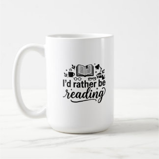 De Café Taza Clásica 15 oz: Delicia del Lector Introvertid