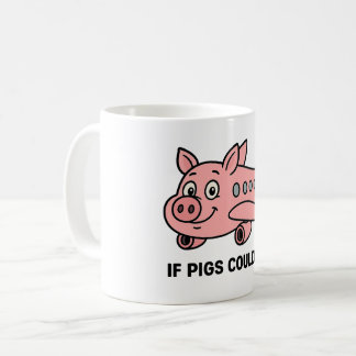 De Café Taza Clásica, 330 ml - Si los cerdos pudieran vola