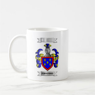 De Café Taza Clásica Apellido Fernandez Y Escudo