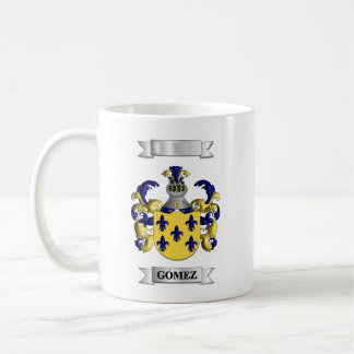 De Café Taza Clásica Apellido Gomez y Escudo