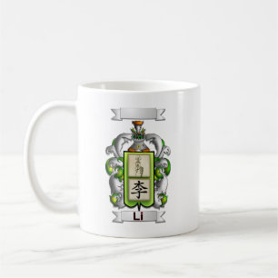 De Café Taza Clásica Apellido Li y Escudo