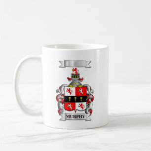 De Café Taza Clásica Apellido Murphy y Escudo