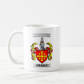 De Café Taza Clásica Apellido Perez Y Escudo