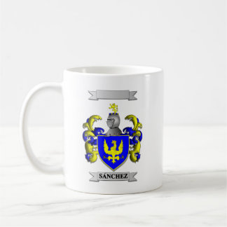 De Café Taza Clásica Apellido Sanchez Y Escudo