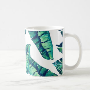 De Café Taza clásica atractiva tropical