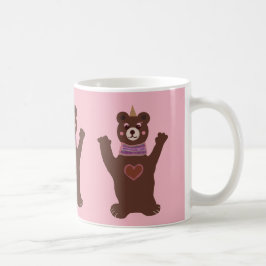 De Café Taza Clásica BearPink