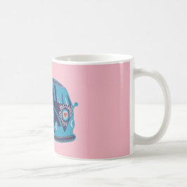 De Café Taza Clásica Blanca 325 ml Furgoneta Hippie