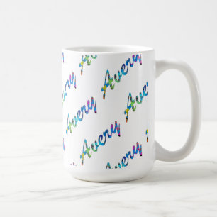 De Café Taza clásica blanca Avery