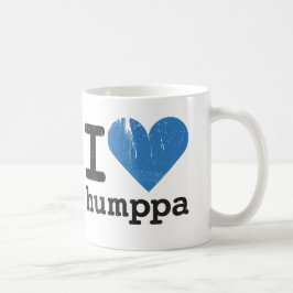De Café Taza Clásica Blanca I Love Humppa Azul