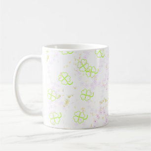 De Café Taza clásica botánica Pink Sakura & Clover 330 ml