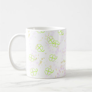 De Café Taza clásica botánica Pink Sakura & Clover 330 ml