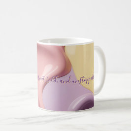 De Café Taza clásica con gráfico abstracto elegante
