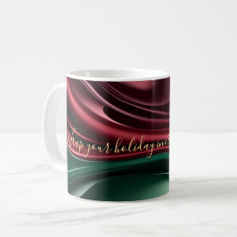 De Café Taza clásica con gráfico abstracto elegante