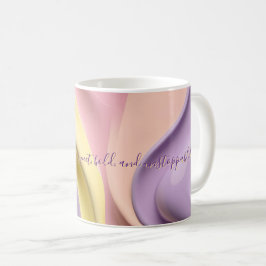 De Café Taza clásica con gráfico abstracto elegante