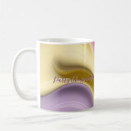 De Café Taza clásica con gráfico abstracto elegante