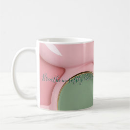 De Café Taza clásica con gráfico abstracto elegante