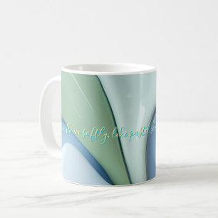 De Café Taza clásica con gráfico abstracto elegante