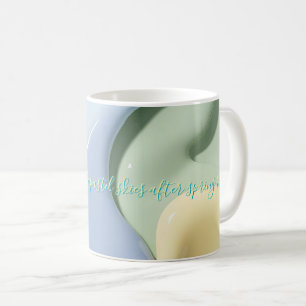De Café Taza clásica con gráfico abstracto elegante