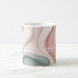 De Café Taza clásica con gráfico abstracto elegante