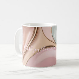 De Café Taza clásica con gráfico abstracto elegante
