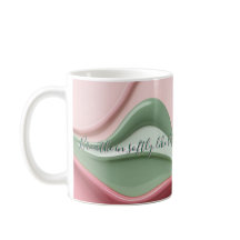 Taza clásica con gráfico abstracto elegante