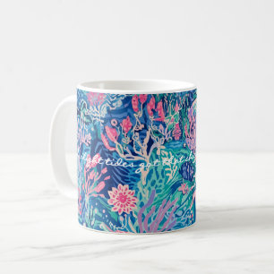 De Café Taza clásica con gráfico elegante