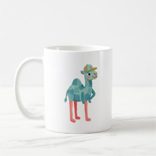 De Café Taza Clásica Cute Camel Folk Art