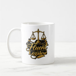 De Café Taza clásica divertida para abogados con jerga leg