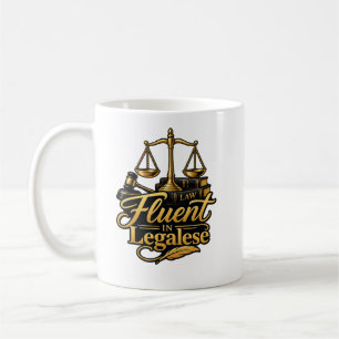 De Café Taza clásica divertida para abogados con jerga leg