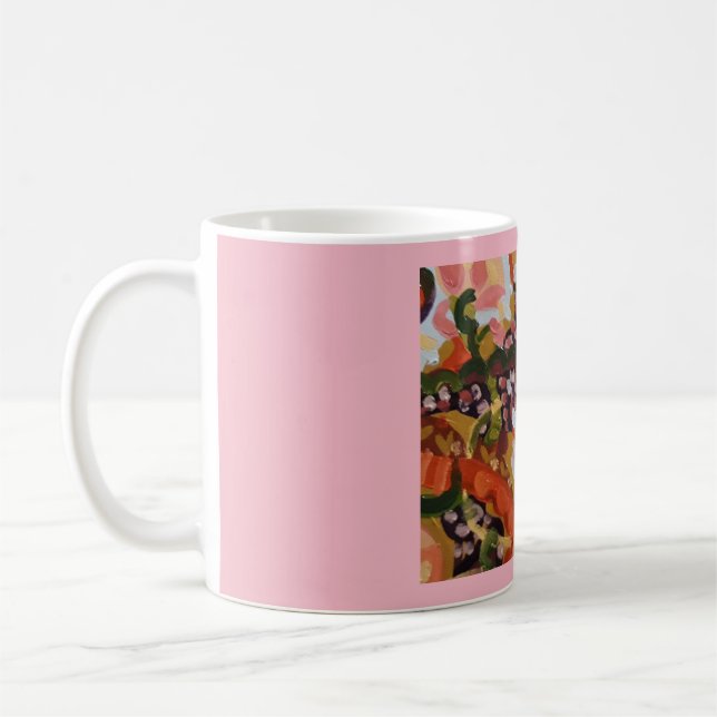 De Café Taza clásica "floral" (Izquierda)