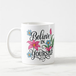 De Café Taza Clásica Floral Inspiradora