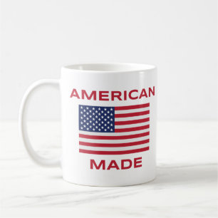 De Café Taza Clásica Hecha en América – Nacido en EE. UU.