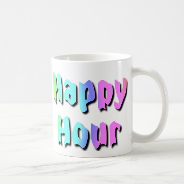 De Café Taza Clásica Hora Feliz (Derecha)