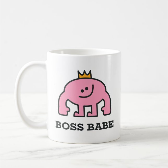 De Café Taza Clásica Jefa Babe (Izquierda)