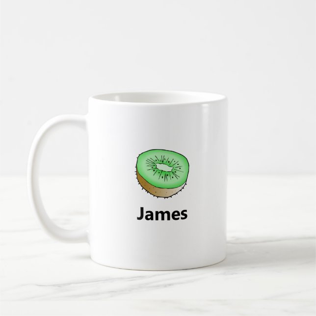 De Café Taza Clásica Kiwi (Izquierda)