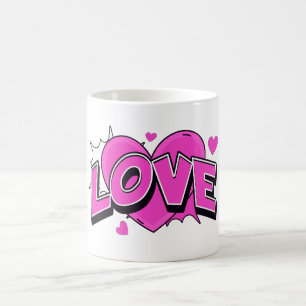 De Café taza clásica LOVE